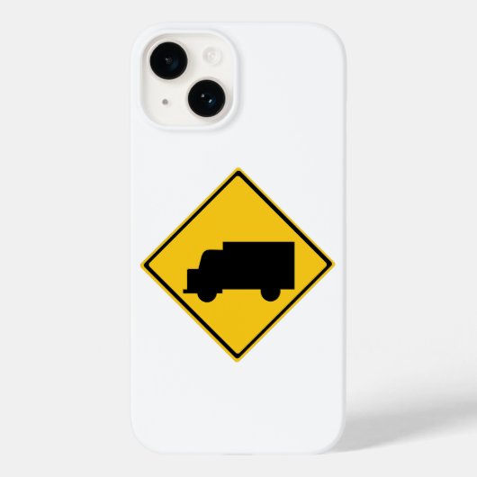 Waarschuwingsbord voor vrachtwagens Case-Mate iPhone case (Achterkant)