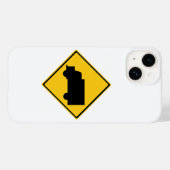 Waarschuwingsbord voor vrachtwagens Case-Mate iPhone case (Achterkant (horizontaal))