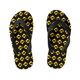 Waarschuwingsbord voor vrachtwagens kinder teenslippers