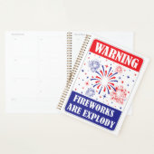 Waarschuwingsbord voor vuurwerk planner (Display)