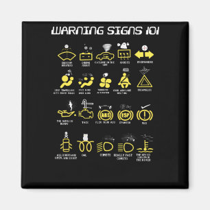 Waarschuwingsborden 101 magneet