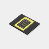 Waarschuwingsborden 101 post-it® notes (Schuin)