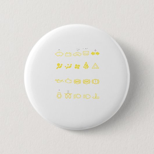 Waarschuwingsborden 101 ronde button 5,7 cm (Voorkant)