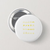 Waarschuwingsborden 101 ronde button 5,7 cm (Voorkant /achterkant)