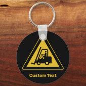 waarschuwingsdriehoeksbord voor vorkheftrucks sleutelhanger (Voorkant)