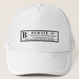 Waarschuwingsetiket Bernie Sanders Trucker Pet