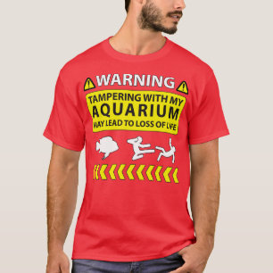 WAARSCHUWINGSETIKETTEN T-SHIRT