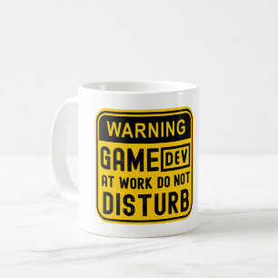 WAARSCHUWINGSGAME DEV OP HET WERK VERSTOREN NIET KOFFIEMOK