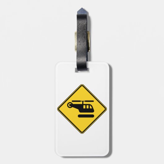 Waarschuwingshefschroefbordje Bagagelabel (Achterkant verticaal)