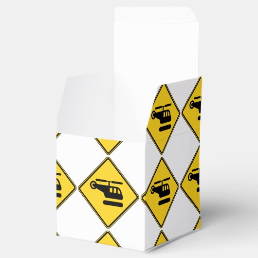 Waarschuwingshefschroefbordje Bedankdoosjes (Geopend)