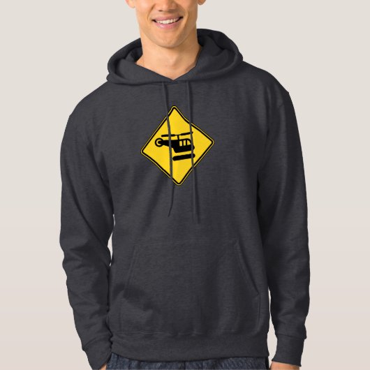 Waarschuwingshefschroefbordje Hoodie (Voorkant)