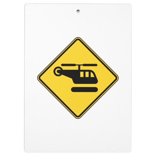 Waarschuwingshefschroefbordje Klembord (Achterkant)