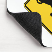 Waarschuwingshefschroefbordje Muismat (Hoek)