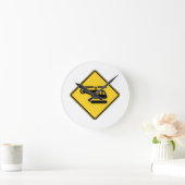 Waarschuwingshefschroefvliegtuigen Ronde Klok (Huis)