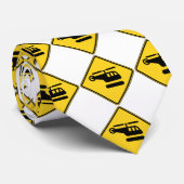 Waarschuwingshefschroefvliegtuigen Stropdas (Opgerold)