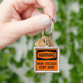 waarschuwingshoogspanning sleutelhanger (Hand)
