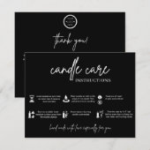 Waarschuwingsinstructies voor Kaart met handmatige (Voorkant / Achterkant)