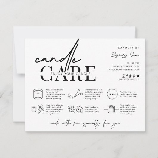 Waarschuwingsinstructies voor Kaart met handmatige (Voorkant)