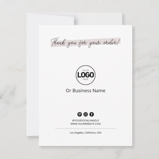 Waarschuwingsinstructies voor Wax Melts Zorgkaart  Bedankkaart (Achterkant)