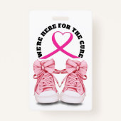 Waarschuwingskaart voor kanker - Zie Terug Badge (Voorkant)