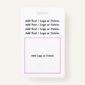 Waarschuwingskaart voor kanker - Zie Terug Badge (Achterkant)