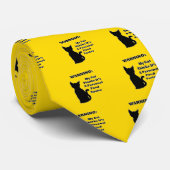 Waarschuwingskat Stropdas (Opgerold)