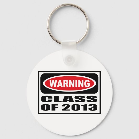 WaarschuwingsKLASSE VAN Sleutelhanger 2013 (Voorkant)