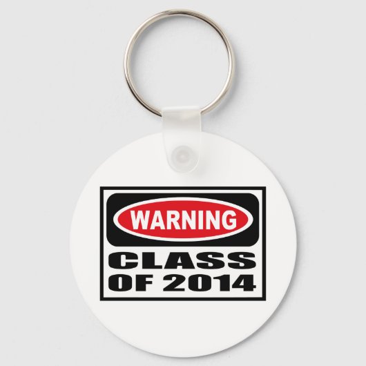 WaarschuwingsKLASSE VAN Sleutelhanger 2014 (Voorkant)