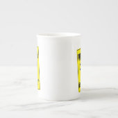 Waarschuwingsklok met zwarte gordel Mok (Voorkant)