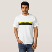 Waarschuwingsknipperlichten T-shirt (Voorkant volledig)