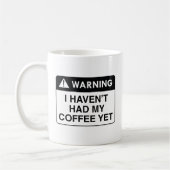 Waarschuwingskoffie Koffiemok (Links)