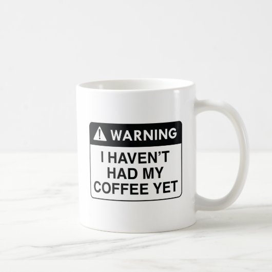 Waarschuwingskoffie Koffiemok (Rechts)