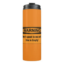 Waarschuwingskoffie Thermal Travel Mug