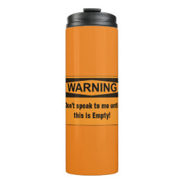 Waarschuwingskoffie Thermal Travel Mug Thermosbeker