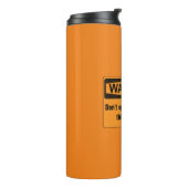 Waarschuwingskoffie Thermal Travel Mug Thermosbeker (Gedraaid links)