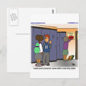 Waarschuwingslabel Briefkaart (Voorkant / Achterkant)