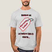 Waarschuwingslabels verwijderen en Natuur LT laten T-shirt (Voorkant)