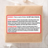 Waarschuwingslabels voor uw bijbel etiket (Insitu)