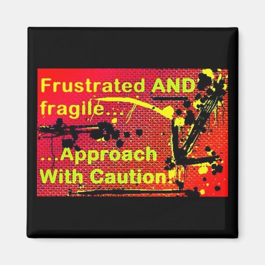 Waarschuwingsmagneet Magneet (Voorkant)