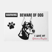 Waarschuwingsmat - 60 cm x 90 cm deurmat (Voorkant)