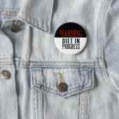 WAARSCHUWINGSMET in uitvoering Ronde Button 5,7 Cm (In situ)