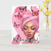 Waarschuwingsnotitie voor borstkanker Kaart (Gele Bloem)