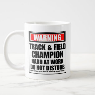 Waarschuwingsnummer en veldnummer op het werk grote koffiekop