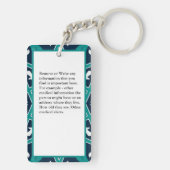 Waarschuwingsnummer medische allergie Contact opne Sleutelhanger (achterkant)