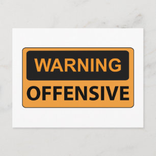 Waarschuwingsoffensief Briefkaart