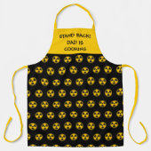 Waarschuwingspatroon voor radioactiviteit schort (Voorkant)