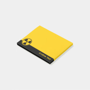 Waarschuwingsradioactiviteit Post-it® Notes