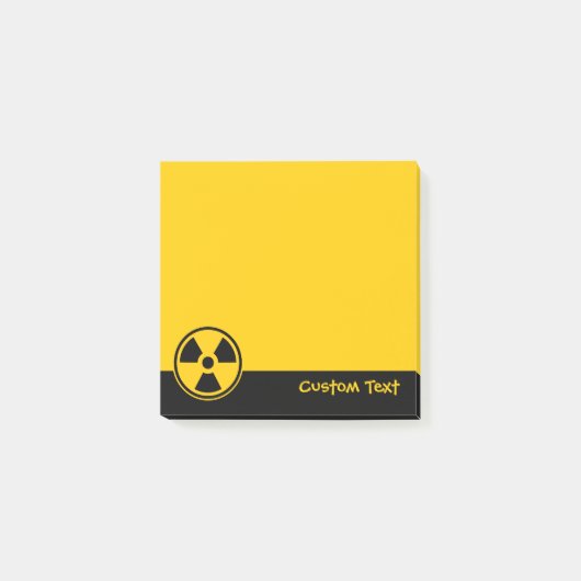 Waarschuwingsradioactiviteit Post-it® Notes (Voorkant)