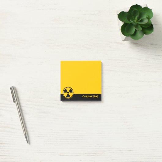 Waarschuwingsradioactiviteit Post-it® Notes (Kantoor)