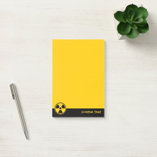 Waarschuwingsradioactiviteit Post-it® Notes (Kantoor)
